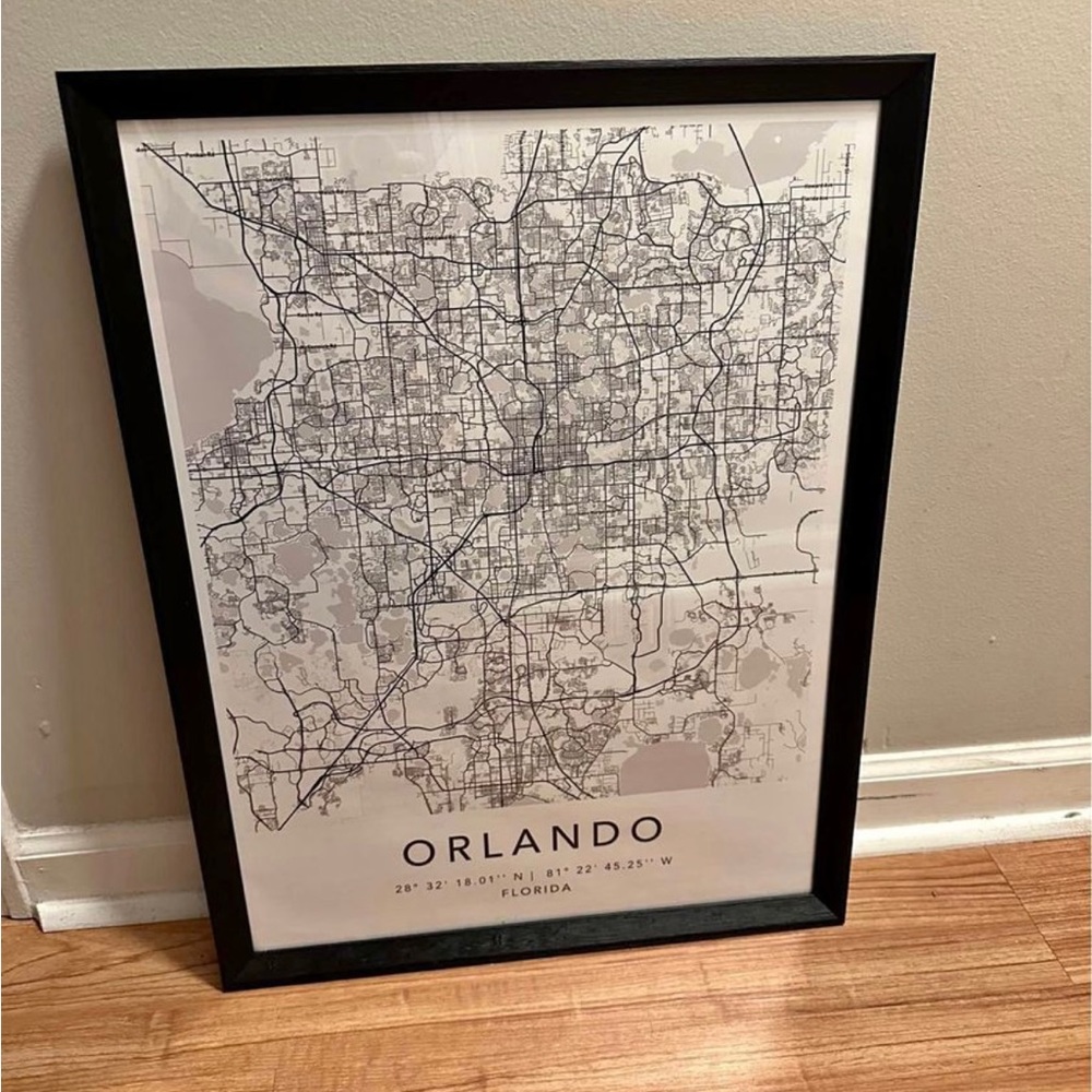 Orlando Map Poster